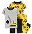 Pijama Carter’s 4 Peças Infantil – Construção Amarelo e Cinza - Imagem 1