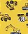 Pijama Carter’s 4 Peças Infantil – Construção Amarelo e Cinza - Imagem 2