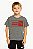 Camiseta Puma Cinza Logo Vermelho Infantil - Imagem 1