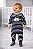 Pijama/Macacão de inverno Carter's (Plush/ Fleece) - Listrado/ Azul marinho - Imagem 1