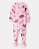 Pijama Macacão Carter's DreamPlush Com Pé Antiderrapante Original - Dinossauro/ Rosa - Imagem 2