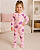 Pijama Macacão Carter's DreamPlush Com Pé Antiderrapante Original - Dinossauro/ Rosa - Imagem 1