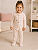 Pijama Macacão Carter's DreamPlush Com Pé Antiderrapante Original - Bege - Imagem 1
