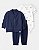 Conjunto Carter's de inverno - Agasalho, body e calça - Bike/ Azul - Imagem 2