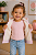 Casaco Infantil OshKosh Original com Capuz – Forro totalmente Peluciado - Rosa - Imagem 2