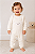 Pijama Macacão Carter's DreamPlush Sem Pezinho Original - Creme - Imagem 1