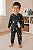 Pijama Macacão Carter’s em Fleece, com Zíper e Sem Pezinhos – Grafite/ Foguete - Imagem 1