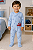 Pijama/Macacão de inverno Carter's (Plush/ Fleece) - Azul/ Bombeiro - Imagem 1