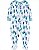 Pijama/Macacão de inverno OshKosh  (Plush/ Fleece) - Monstro da neve - Imagem 1