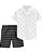 Conjunto Infantil Carter’s Camisa Social Aviõezinhos + Bermuda Listrada - Imagem 1
