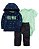 Conjunto Carter's - Moletom, Body e calça jeans - Hunk - Imagem 1