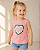 Camiseta Gap, regata, em algodão - Coração - Imagem 1