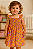 Vestido Infantil Carter’s de Verão em Alcinha, Algodão Fresquinho - Laranja / Floral - Imagem 1