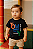 Camiseta Baby Tommy Hilfiger Infantil Estampada Logo Bordado Original - Azul/ Estampa - Imagem 1