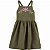 Vestido Carter's de linho, floral, bordado - Imagem 1