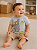 Conjunto Carter's - Camiseta, body e short - Macaco - Imagem 1