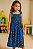 Vestido Infantil Carter’s de Verão em Alcinha, Algodão Fresquinho - Azul / Floral - Imagem 1