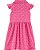 Vestido Evasê Carter´s Listrado Floral - Rosa - Imagem 3