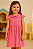 Vestido Evasê Carter´s Listrado Floral - Rosa - Imagem 1