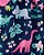 Vestido Carter's de cetim - Dinossauro Floral - Imagem 3