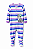 Pijama/Macacão de inverno Carter's (Plush/ Fleece) - Listrado - Imagem 2