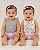Conjunto Carter’s 3 Peças – Body + Blusa + Short com Elástico nas Pernas - Flores - Imagem 1