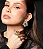 Conjunto luxo de brinco e anel banho em ouro 18k - Imagem 2
