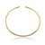 Colar de aro dourado banho em ouro 18k - Imagem 1