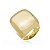 Anel dourado liso banho em ouro 18k - Imagem 1