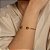 Bracelete dourado liso banho em ouro 18k - Imagem 2
