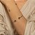 Bracelete liso banho em rodio branco - Imagem 2