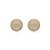 Brinco de base de zirconia banho em ouro 18k - Imagem 1