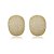 Brinco de zirconia banho em ouro 18k - Imagem 1
