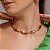 Colar de aro dourado banho em ouro 18k - Imagem 2