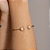 Bracelete dourado de zirconia banho em ouro 18k - Imagem 2