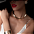 Colar de aro dourado com banho em ouro 18k - Imagem 4