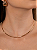 Colar de aro dourado banho em ouro 18k - Imagem 2