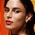 Brinco piercing fake de zirconia banho em ouro 18k - Imagem 2