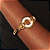 Conjunto bracelete e pingente esmaltado banho em ouro 18k - Imagem 2