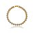 Pulseira dourada com zirconia banho em ouro 18k - Imagem 1