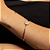 Bracelete dourado com zirconia banho em ouro 18k - Imagem 3