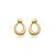 Brinco de base dourado banho em ouro 18k - Imagem 1