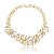 Colar de luxo cravejado banho em ouro 18k - Imagem 1
