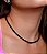Colar de riviera com zirconia banho em rodio negro - Imagem 2