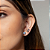 Brinco de trio com zirconia banho em ouro 18k - Imagem 2