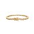 Conjunto de brinco e pulseira de riviera com zirconia morganita banho em ouro 18k - Imagem 3