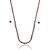 Conjunto de brinco e colar de riviera com zirconia ametista banho em ouro 18k - Imagem 1