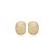 Brinco de base dourado acetinado banho em ouro 18k - Imagem 1