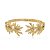 Bracelete dourado com zirconia banho em ouro 18k - Imagem 1
