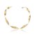 Aro dourado acetinado banho em ouro 18k - Imagem 1